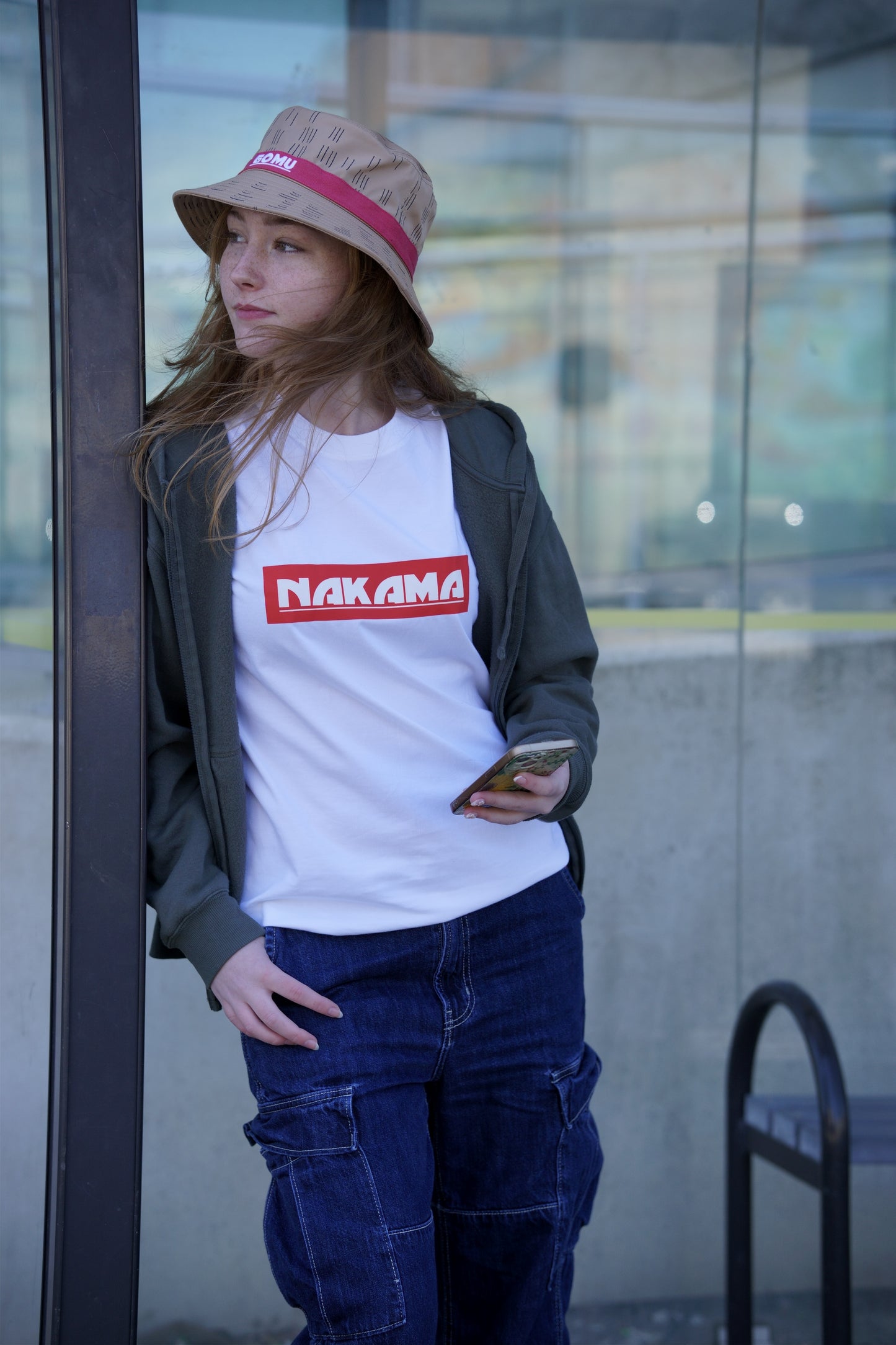 220gsm heavyweight white anime-inspired t-shirt