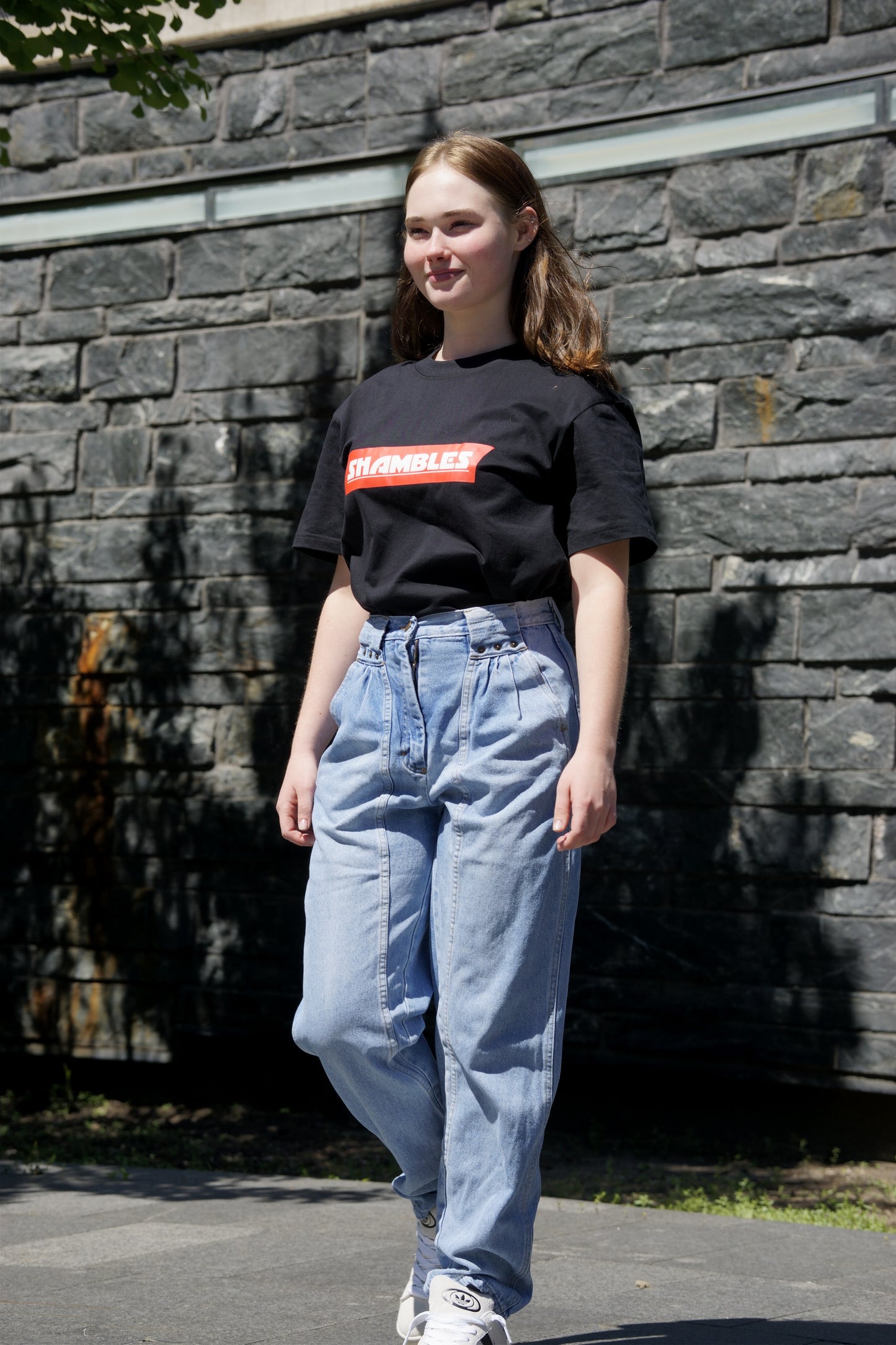 220gsm heavyweight black anime-inspired t-shirt